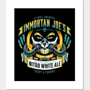 Nitro White Ale - Mad Max - Beer Label Posters and Art